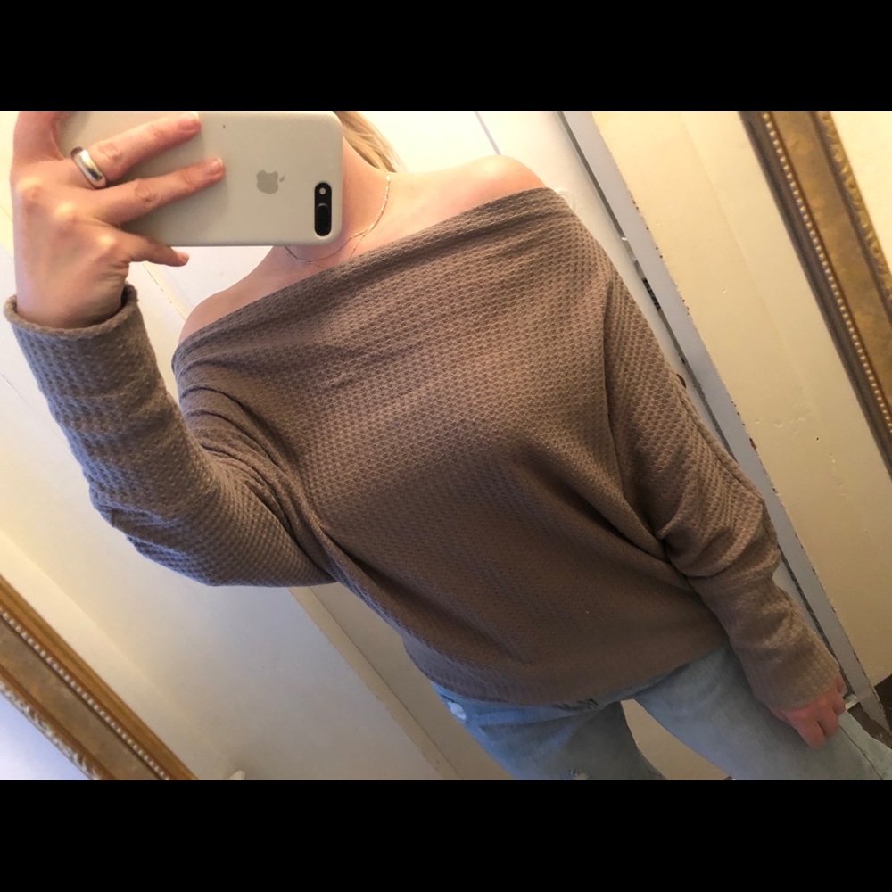 Waffle Knit Sweater